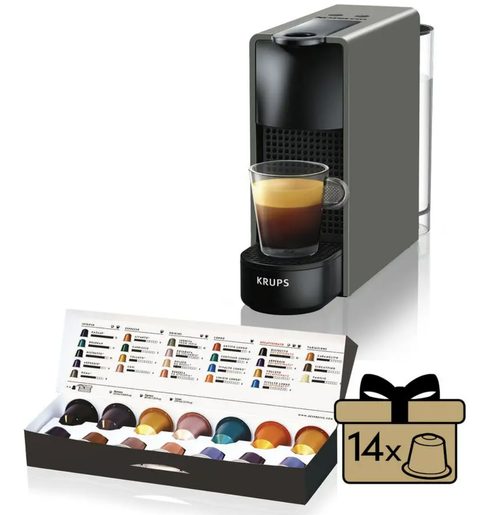 NESPRESSO KRUPS ESSENZA MINI XN110B - KAPSLOVÝ KÁVOVAR