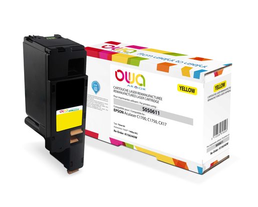 OWA ARMOR TONER PRO EPSON C13S050611, ŽLUTÁ/YELLOW