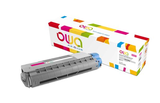 OWA ARMOR TONER PRO OKI 44315306, ČERVENÁ/MAGENTA