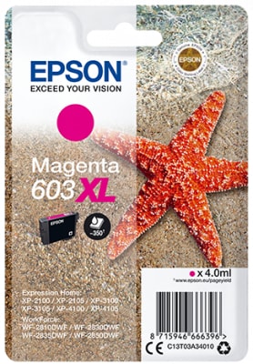 EPSON SIGLEPACK, MAGENTA 603XL