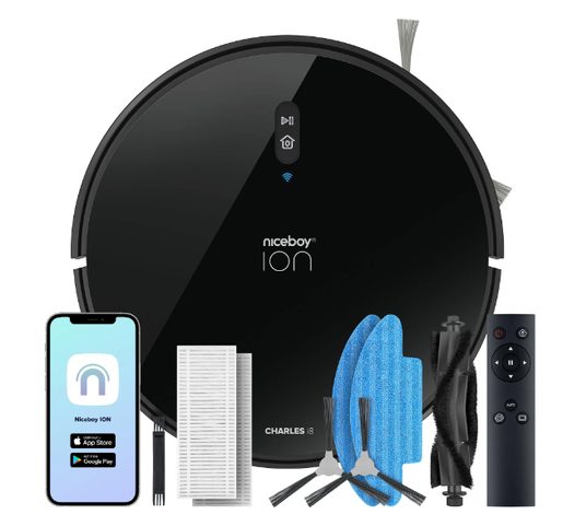 NICEBOY ION CHARLES I8 BLACK - ROBOTICKÝ VYSAVAČ