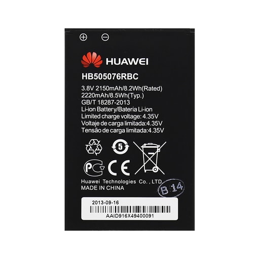 HB505076RBC HUAWEI BATERIE 2100MAH LI-ION (BULK)