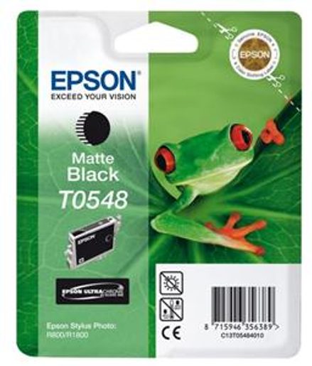 EPSON SP R800 MATTE BLACK INK CARTRIDGE T0548