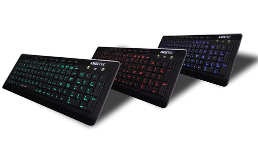 AMEI KEYBOARD AM-K3001R PROFESSIONAL LETTER RED ILLUMINATED KEYBOARD (CZ LAYOUT)
