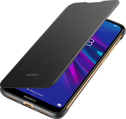 HUAWEI FLIPOVÉ POUZDRO PRO Y6 2019 BLACK