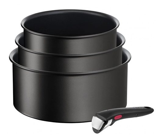 TEFAL SADA NÁDOBÍ 4 KS INGENIO ECO RESIST L3979202 - SADA NÁDOBÍ