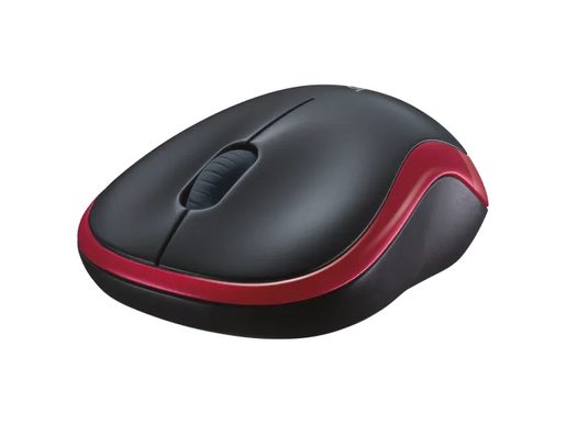 MYŠ LOGI WIRELESS MOUSE M185, RED