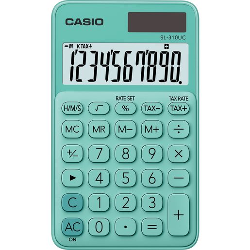 CASIO SL 310 UC GN - KALKULAČKA