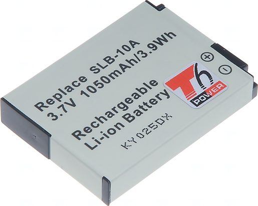 BATERIE T6 POWER SAMSUNG SLB-10A, 1050MAH, ČERNÁ