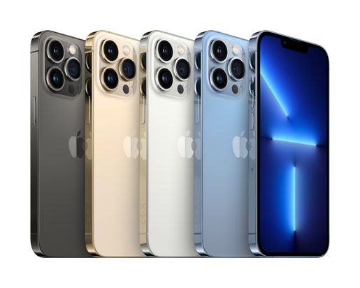 APPLE IPHONE 13 PRO 512GB SIERRA BLUE (POUŽITÝ / KATEGORIE B / ŠKRÁBANEC NA SPODNÍM RÁMU / ZÁRUKA)