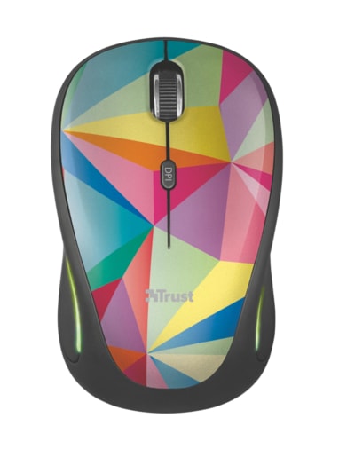 MYŠ TRUST YVI FX WIRELESS MOUSE - GEOMETRICS