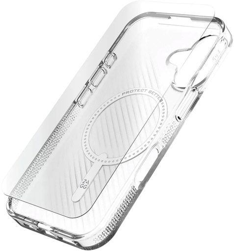 ZAGG BNDL LUXE SNAP PCR GL 360 APPLE IPHONE 16 PLUS PRŮHLEDNÝ