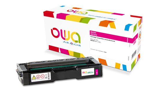 OWA ARMOR TONER PRO RICOH 407545, ČERVENÁ/MAGENTA