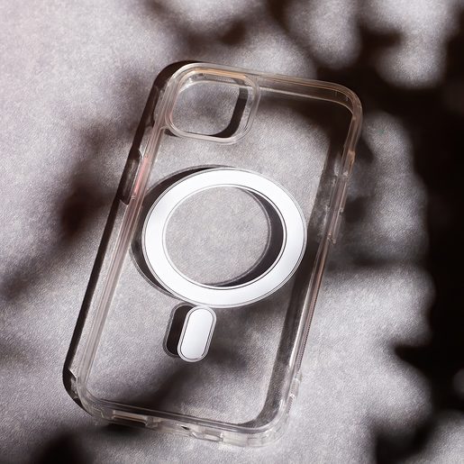 CU-BE CONNECT POUZDRO IPHONE 15 PRO TRANSPARENT (S PODPOROU BEZDRÁTOVÉHO NABÍJENÍ)