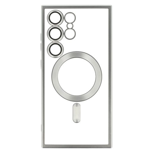 METTALIC POUZDRO SAMSUNG GALAXY S24 SILVER (S PODPOROU BEZDRÁTOVÉHO NABÍJENÍ)