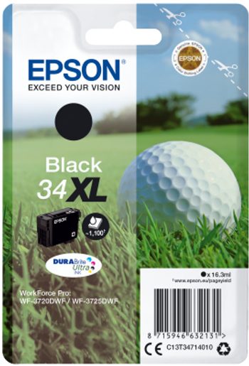 EPSON SINGLEPACK BLACK 34XL DURABRITE ULTRA INK