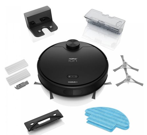 NICEBOY ION CHARLES I9 BLACK - ROBOTICKÝ VYSAVAČ