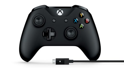 MICROSOFT XBOX ONE GAMEPAD + KABEL PRO WINDOWS, USB