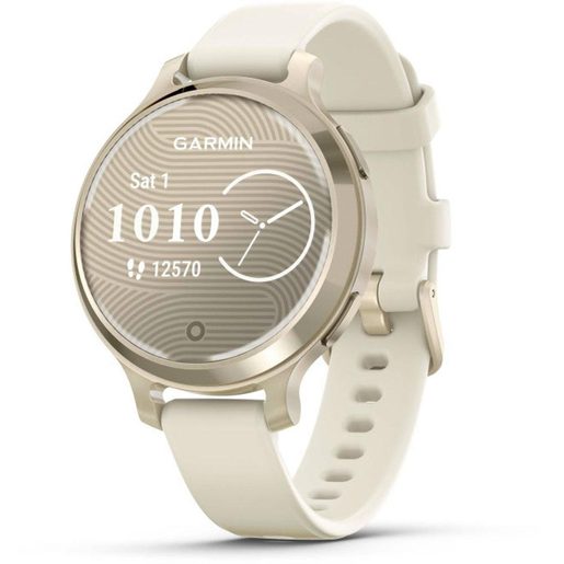 GARMIN LILY 2 ACTIVE - LUNAR GOLD / BONE SILICONE BAND (010-02891-00)