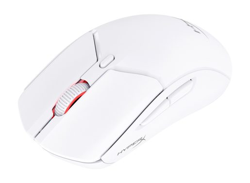 HP HYPERX PULSEFIRE HASTE 2/HERNÍ/OPTICKÁ/PRO PRAVÁKY/BEZDRÁTOVÁ USB + BLUETOOTH/BÍLÁ