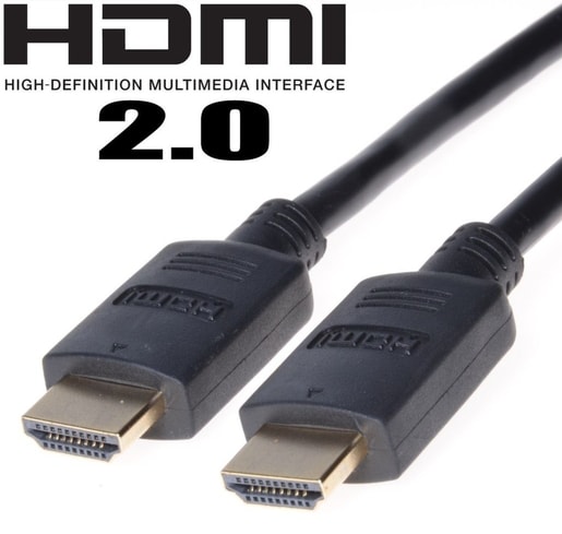 PREMIUMCORD HDMI 2.0 HIGH SPEED+ETHERNET, ZLACENÉ KONK., 10M