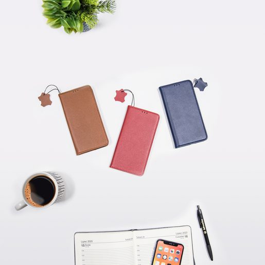 CU-BE LUXUSNÍ KOŽENÉ POUZDRO SAMSUNG GALAXY A34 5G BROWN