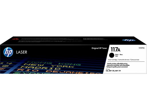 HP 117A BLACK LASER TONER, W2070A