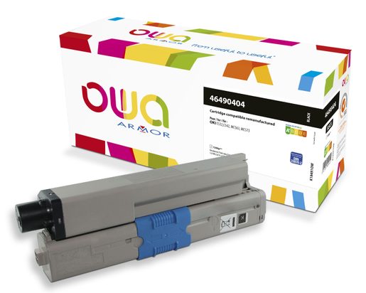 OWA ARMOR TONER PRO OKI 46490404,ČERNÁ/BLACK