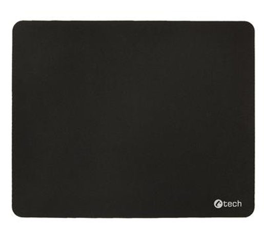 PODLOŽKA POD MYŠ C-TECH MP-03BK, TEXTILNÍ, 220X180MM, ČERNÁ