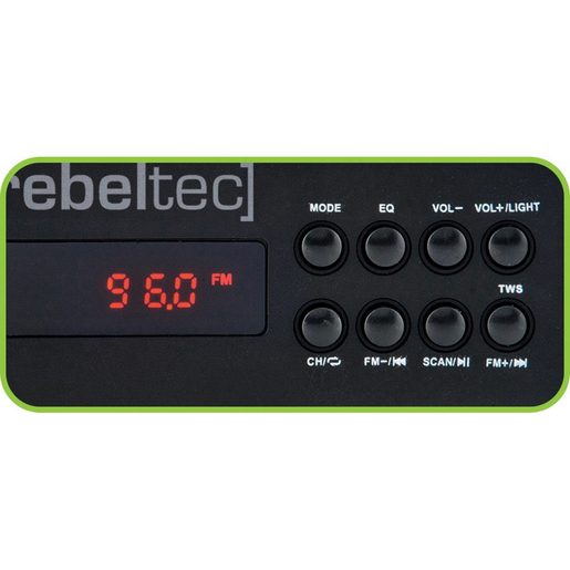 REBELTEC BLUETOOTH SPEAKER CORFU BLACK