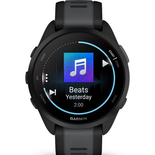 GARMIN FORERUNNER 165 - BLACK / SLATE GRAY (010-02863-20)