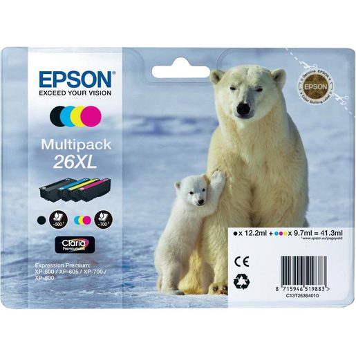EPSON T2636 MULTIP. 4-COLOURS 26XL CLARIA PREMIUM