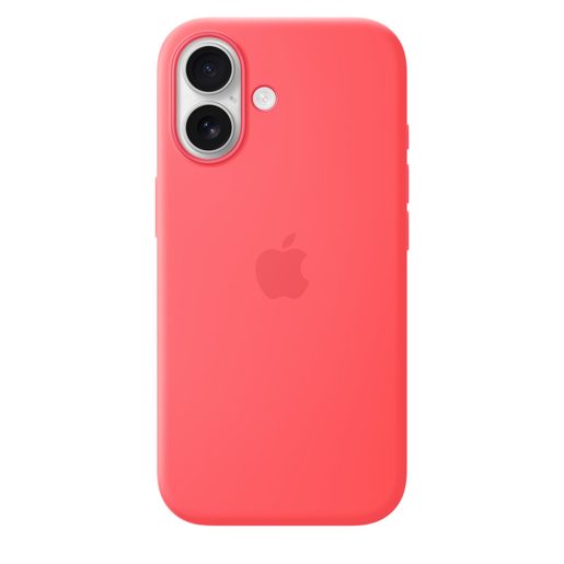 IPHONE 17 SILICONE CASE WITH MAGSAFE –BRIGHT GUAVA