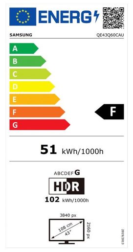 43" SAMSUNG QE43Q60C - TELEVIZE