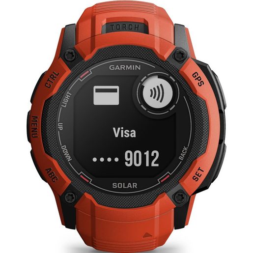 GARMIN INSTINCT 2X SOLAR FLAME RED