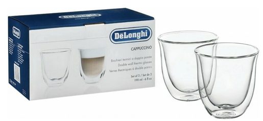 DELONGHI SKLENIČKY NA CAPPUCCINO SET 2 X 190 ML