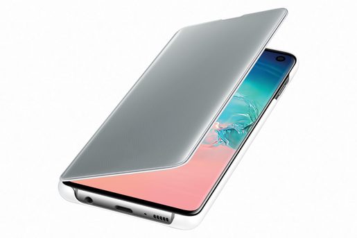 SAMSUNG CLEAR VIEW COVER S10 WHITE