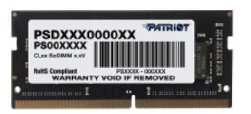 SO-DIMM 32GB DDR4-2666MHZ PATRIOT CL19 DR