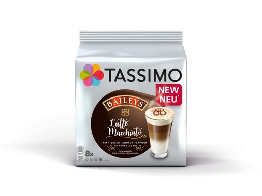 TASSIMO LATTE MAC. BAILEYS JACOBS KRÖN.