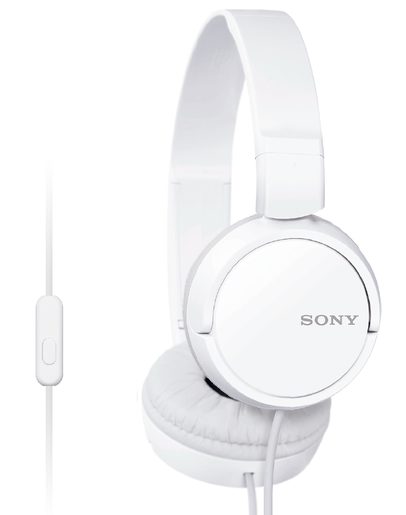 SONY SLUCHÁTKA MDR-ZX110AP HANDSFREE, BÍLÉ