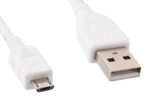 GEMBIRD KABEL MICROUSB - USB, 1M, BÍLÝ