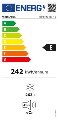 WHIRLPOOL UW8 F2C XBI N 2 - ŠUPLÍKOVÝ MRAZÁK