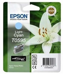 EPSON INK CTRG LIGHT CYAN PRO R2400 T0595