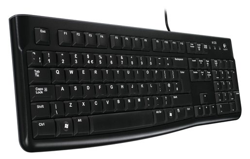 KLÁVESNICE LOGITECH KEYBOARD K120, USB, CZ