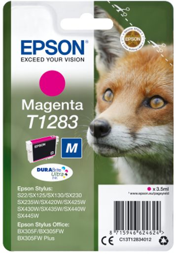 EPSON SINGLEPACK MAGENTA T1283 DURABRITE ULTRA INK