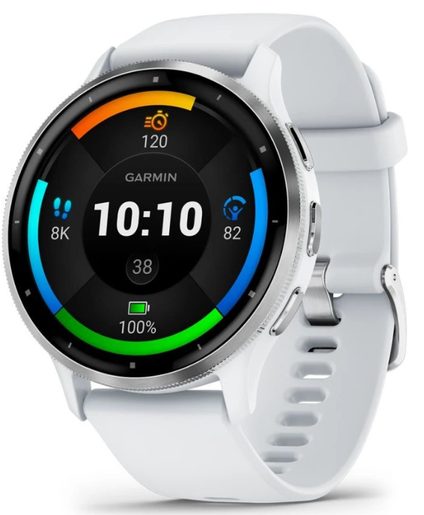 GARMIN VENU 3 SILVER/WHITESTONE BAND - CHYTRÉ HODINKY