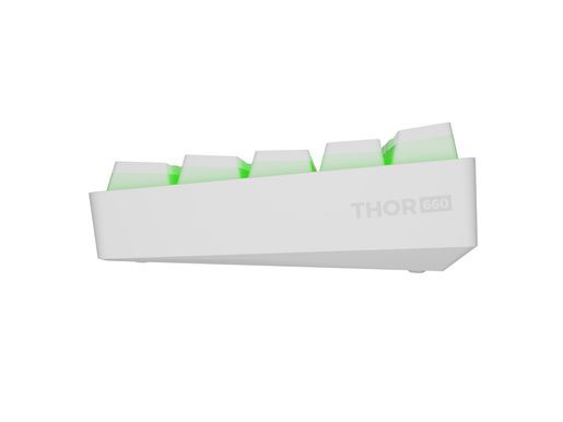 GENESIS HERNÍ KLÁVESNICE THOR 660 G2/BEZDRÁTOVÁ USB + BLUETOOTH/US LAYOUT/BÍLÁ