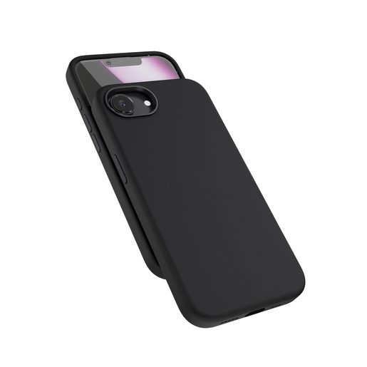 EPICO MAG+ SILICONE PRO KRYT IPHONE 16E - ČERNÁ