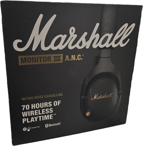 MARSHALL MONITOR III A.N.C BLACK - BLUETOOTH SLUCHÁTKA