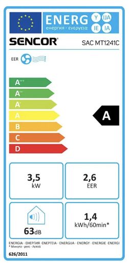 SENCOR SAC MT1241C WI-FI - MOBILNÍ KLIMATIZACE